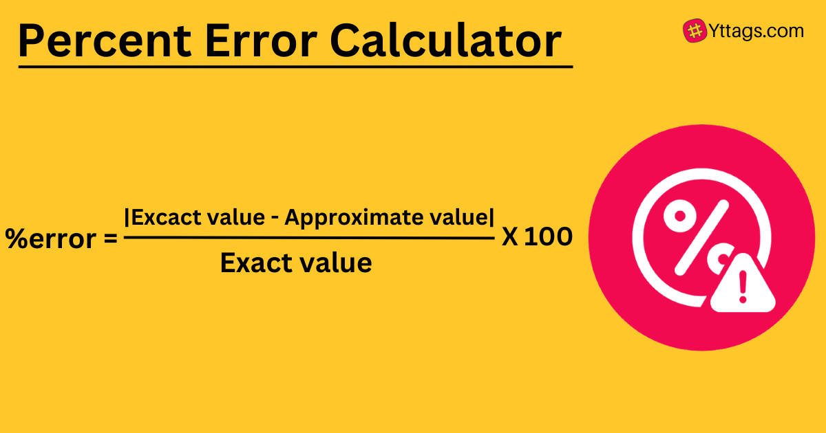 Best Online Percent Error Calculator Tool by Jan, 2024