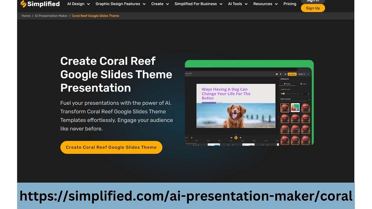 Coral Reef Google Slides Theme. Create Coral Reef Google Slides Theme… by Coral Reef Google