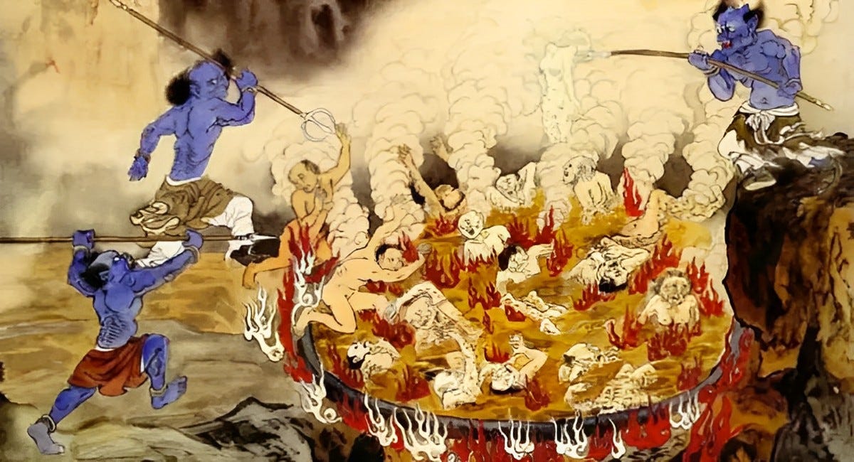 Lalabhaksha Naraka: Puranic Hell of Karmic Retribution