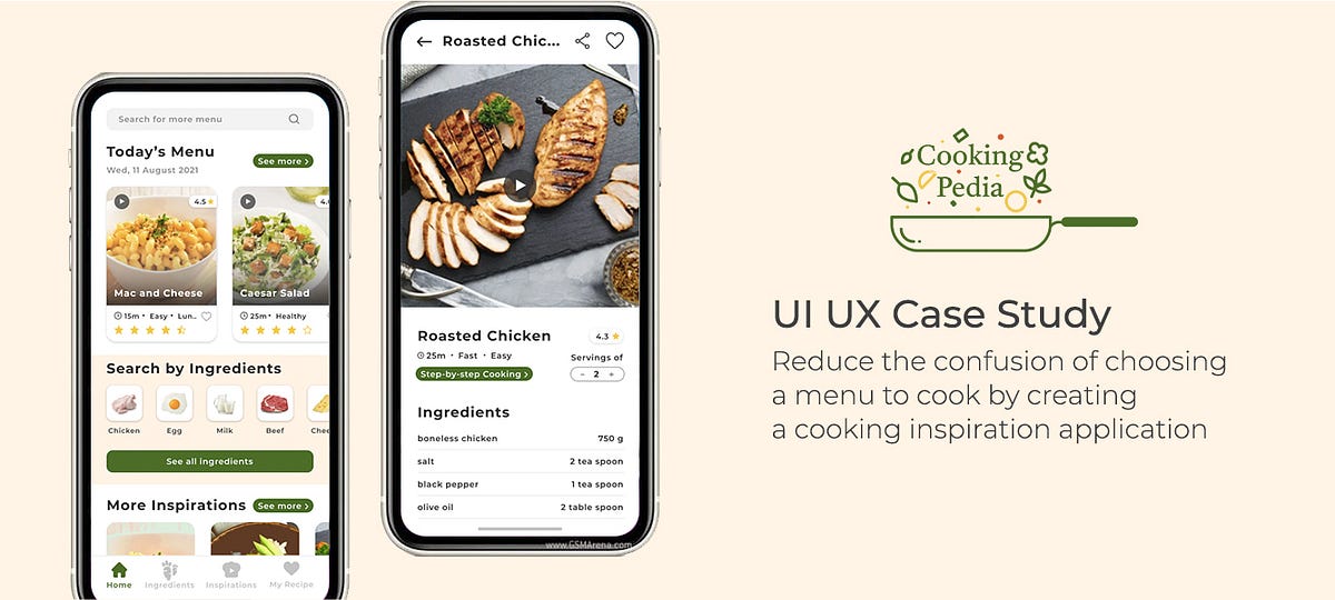 UI UX Case Study: Reduce the confusion of choosing a menu to cook by ...