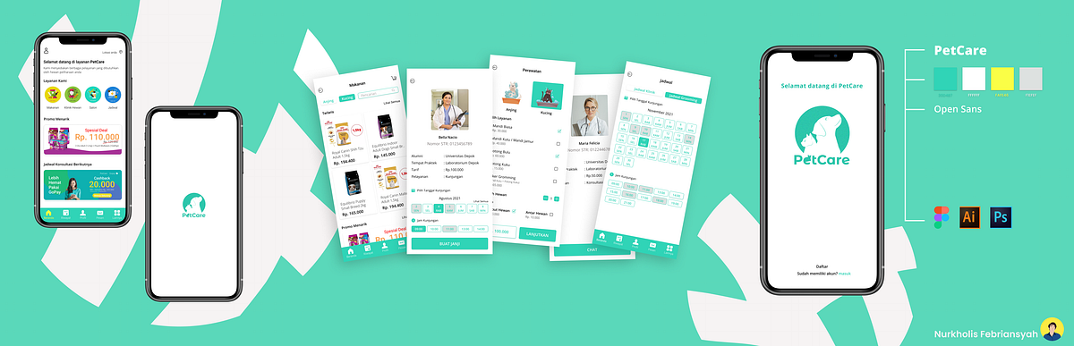UI/UX Case Study Aplikasi PetCare (Layanan Perawatan Hewan Peliharaan ...