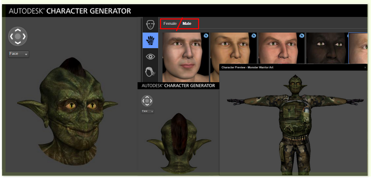 Character Design with Autodesk Character Generator | by Neslihan Metin |  Medium
