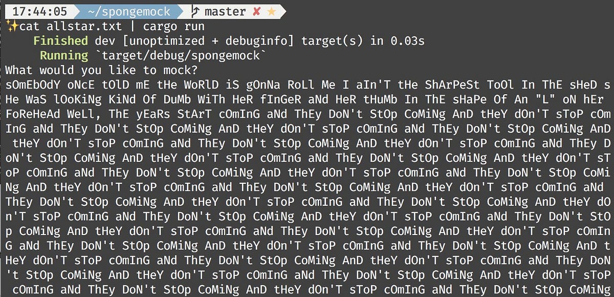 In Memes We Rust. Learning Rust to make a Mocking… | by Katie Hughes ...
