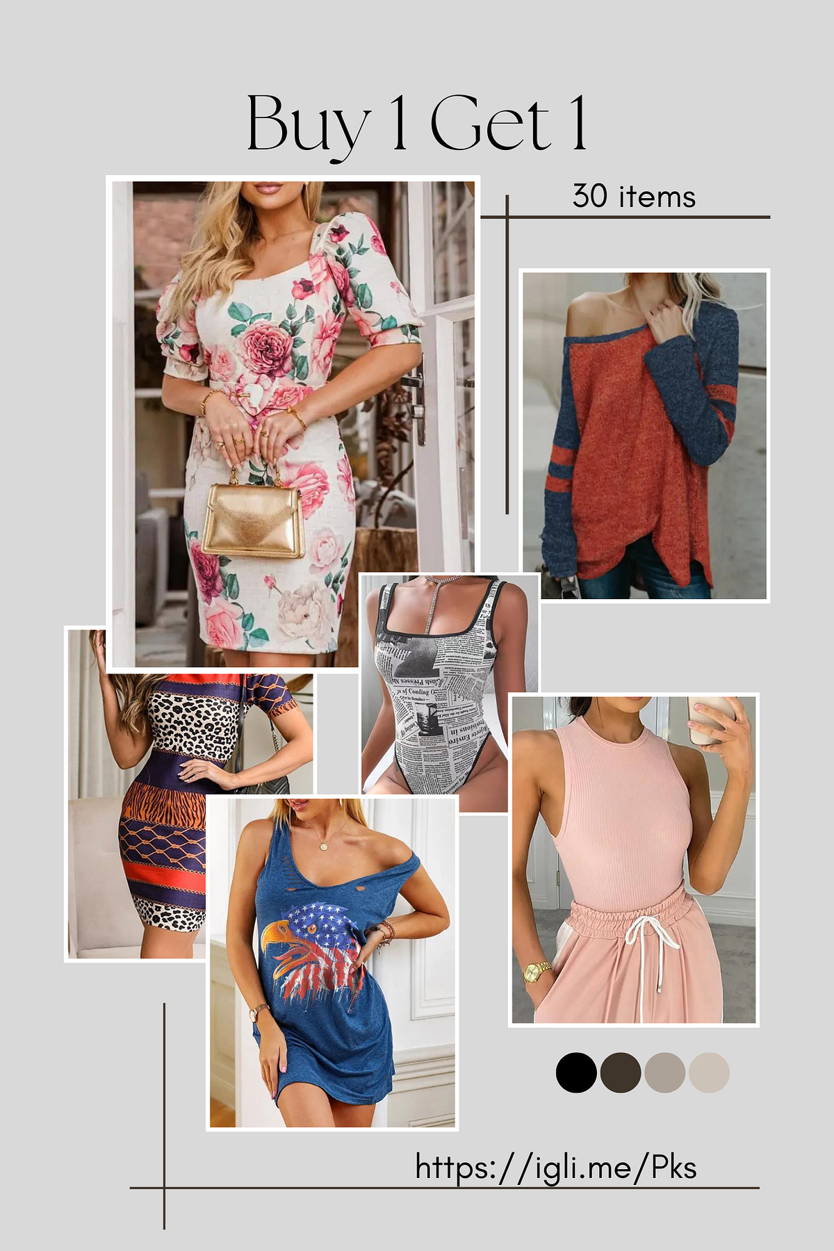 Buy 1 Get 1 women clothing Pkram Medium