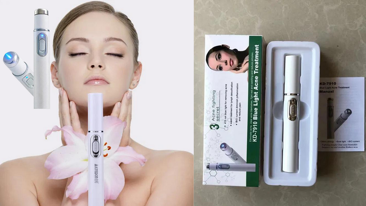 Blue Light Therapy Acne Laser Pen Wrinkle Removal Treatment Device