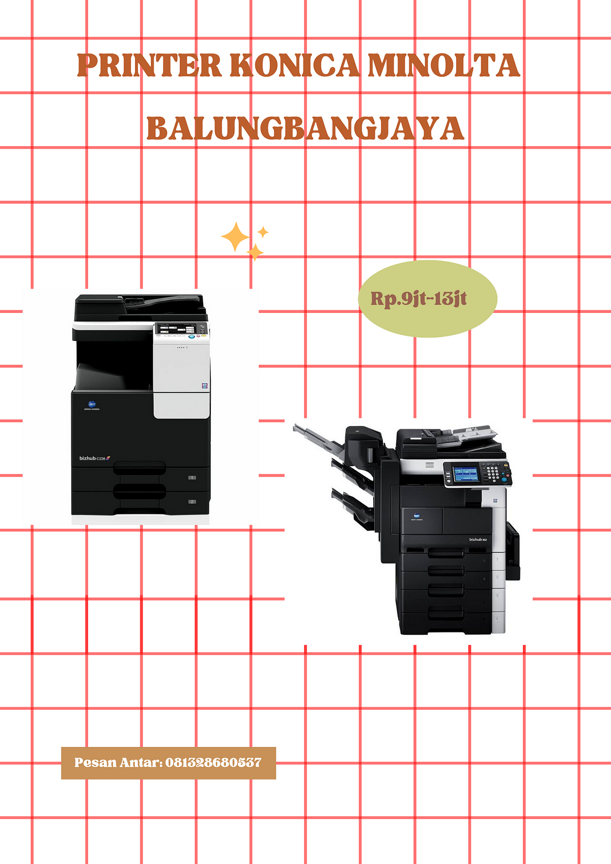 DISTRIBUTOR Printer Konica Minolta BalungBangJaya Offline Bogor Barat