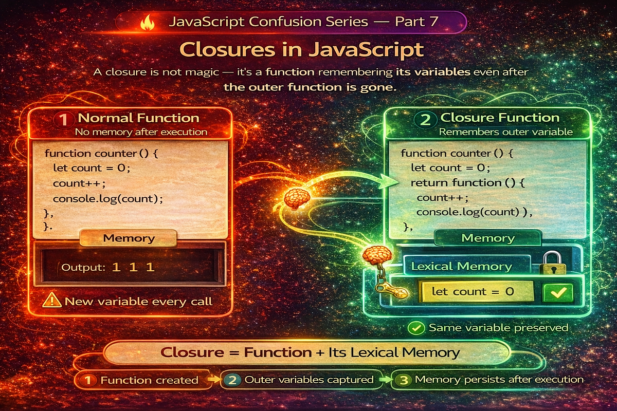 JavaScript Closures Explained Simply (With Real Examples) — JS ...