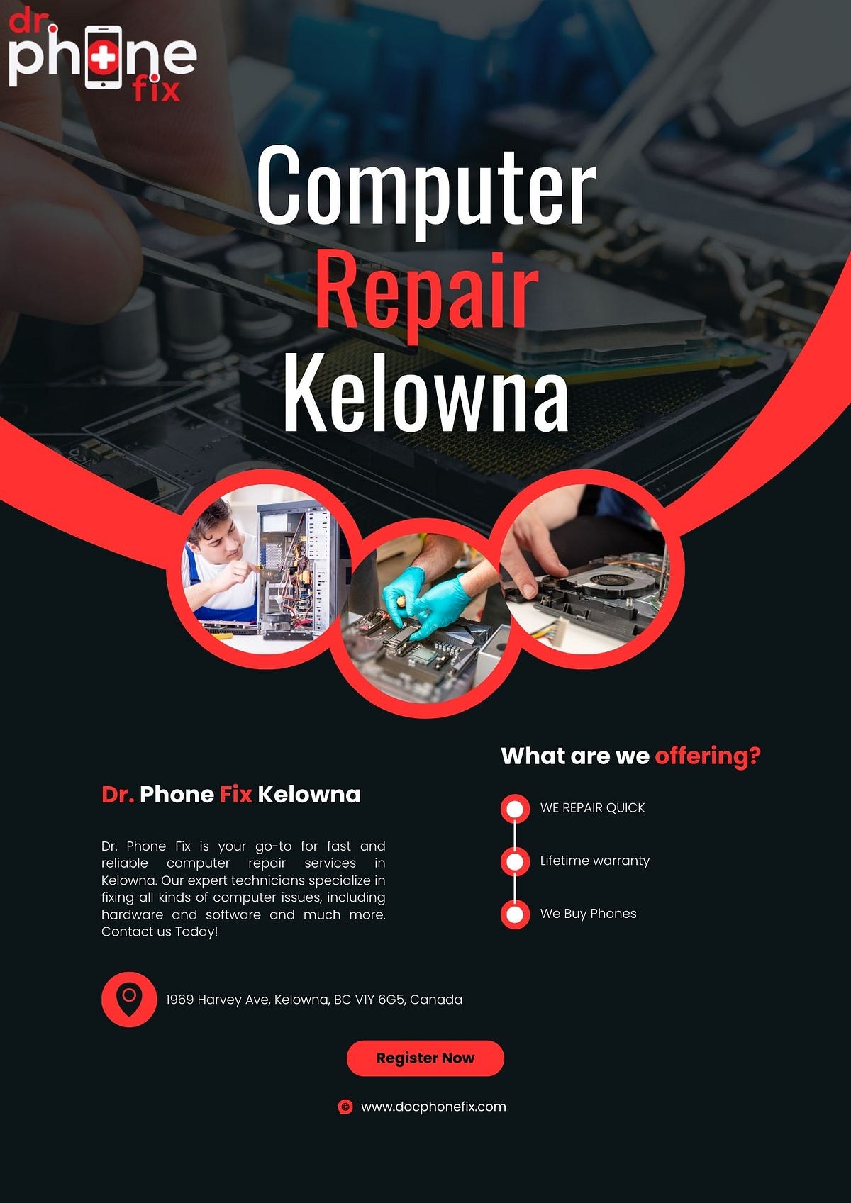 Premier Computer and Laptop Repair Services in Kelowna by Dr. Phone Fix