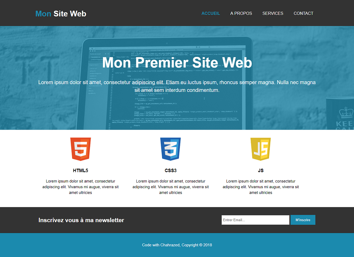 Créer son premier site web | partie 1 : Page d’accueil — HTML | by ...