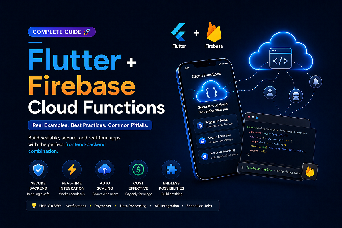 Flutter + Firebase Cloud Functions: Complete Guide with Real Examples 🚀 ...