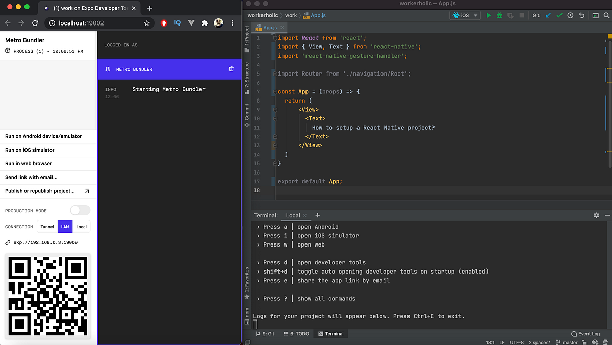 React Native setup. If I started to learn React Native I… | by Finn ...