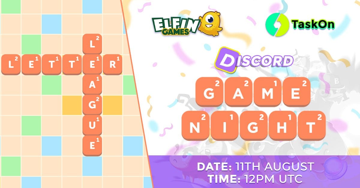 Word Warriors Wanted Conquer the Letter League Gaming Night on Elfin