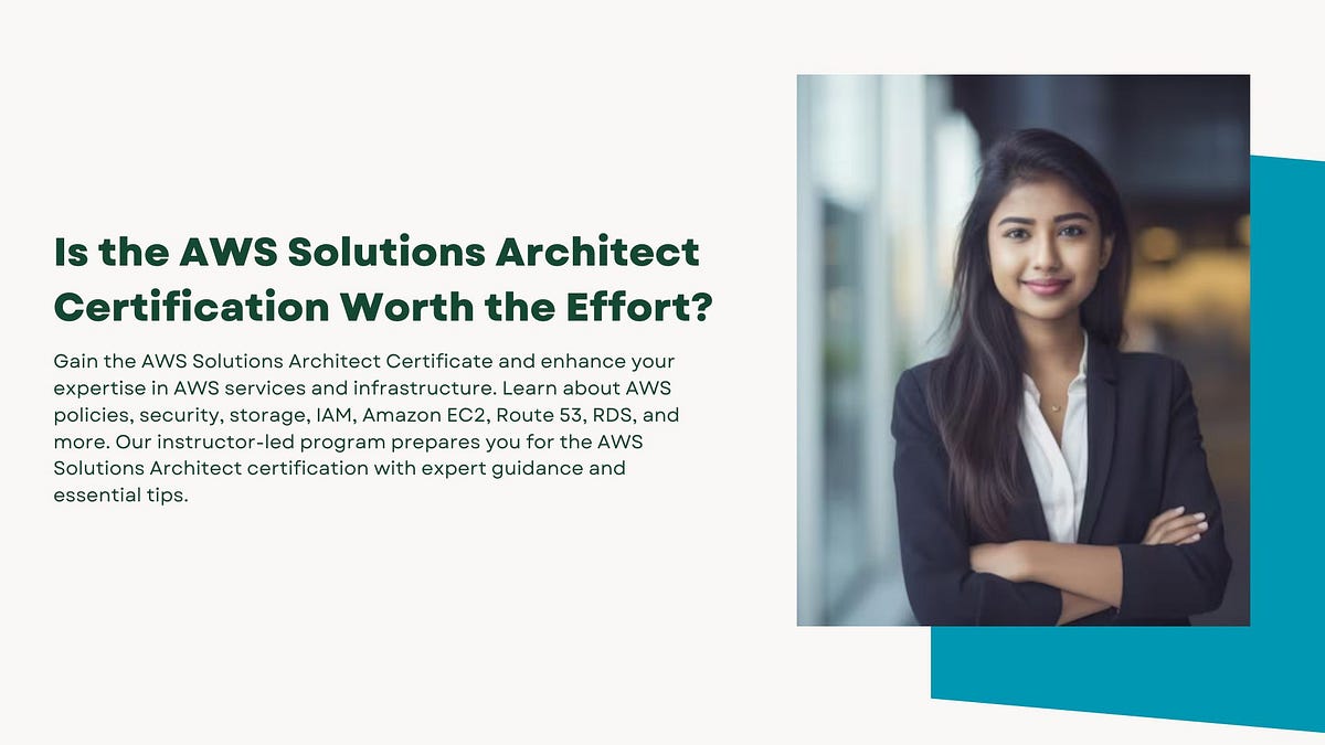 Is the AWS Solutions Architect Certification Worth the Effort? by IT