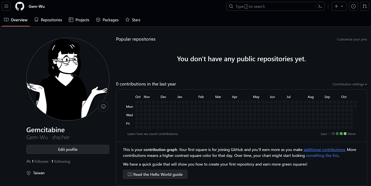設定 Git and GitHub. Gem Wu 撰 by Gem Wu 吳懷珏 Clinical Gems 臨床撿石 Medium