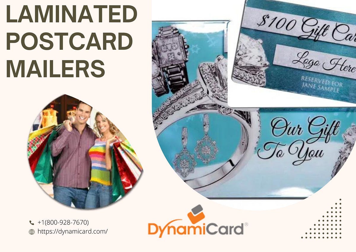 Laminated Postcard Mailers dynamicard Medium