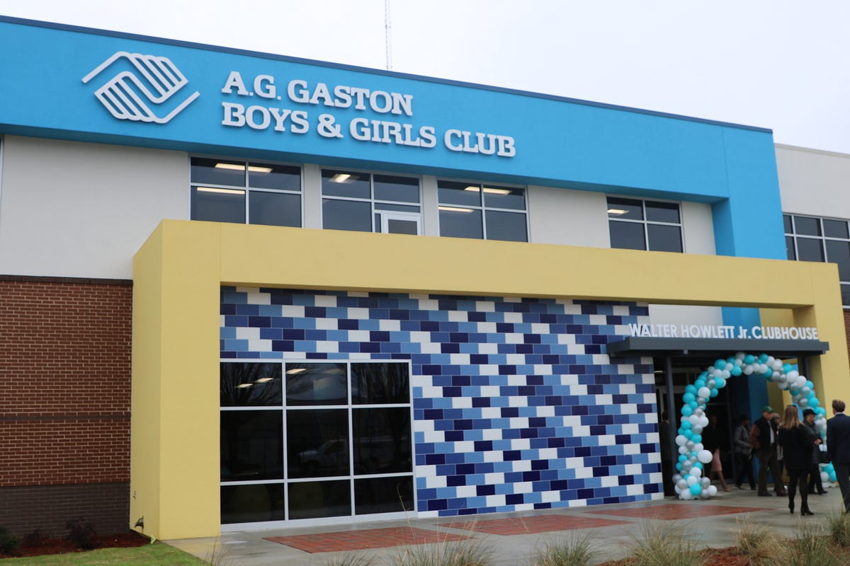 Take a peek inside the new A.G. Gaston Boys & Girls Club Walter Howlett Jr.  Clubhouse 