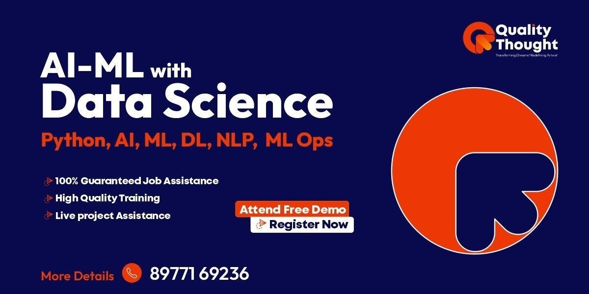 Online Data Science with AI & ML Course.