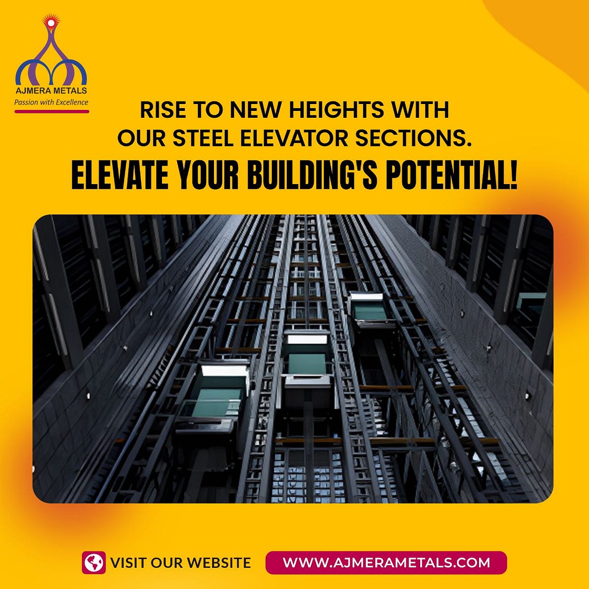 Best Elevator Guide Rail Suppliers Indore — Ajmera Metals Ajmera