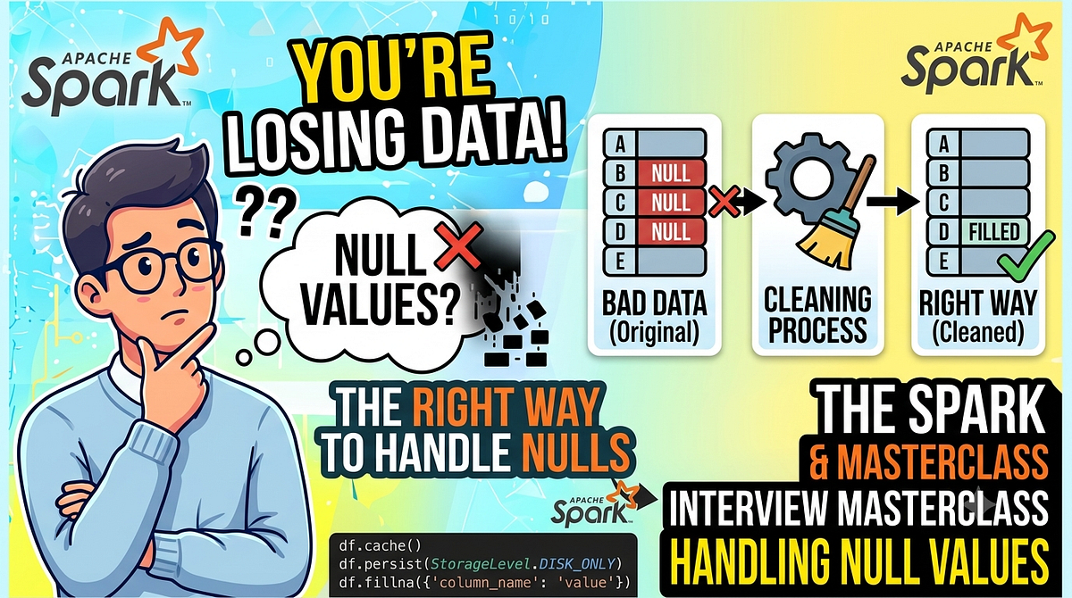 You’re Losing Data (or Making It Worse) — The Right Way to Handle Null Values in PySpark