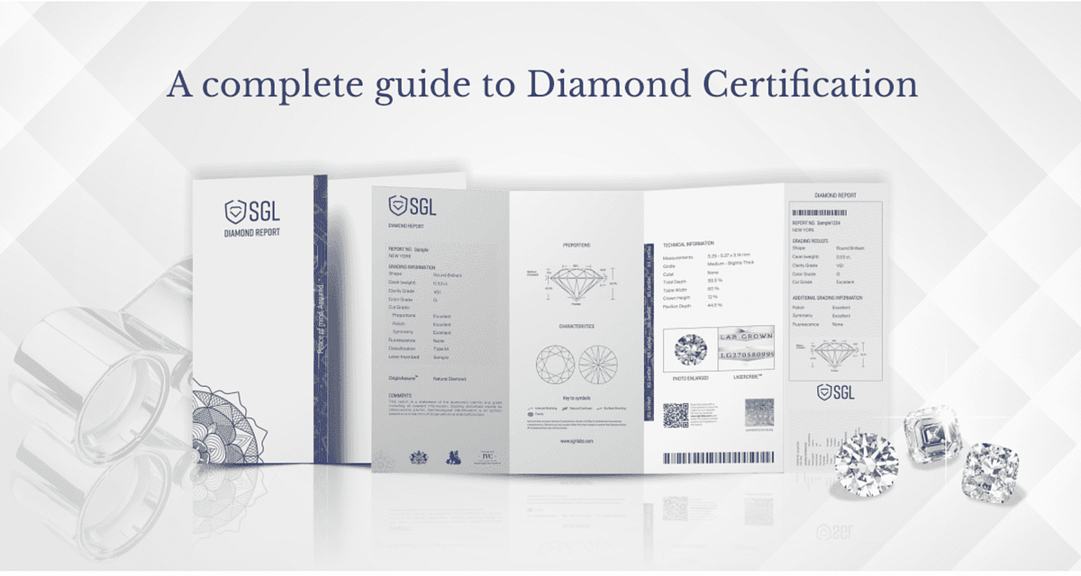 A COMPLETE GUIDE TO DIAMOND CERTIFICATION by SGL Labs Medium