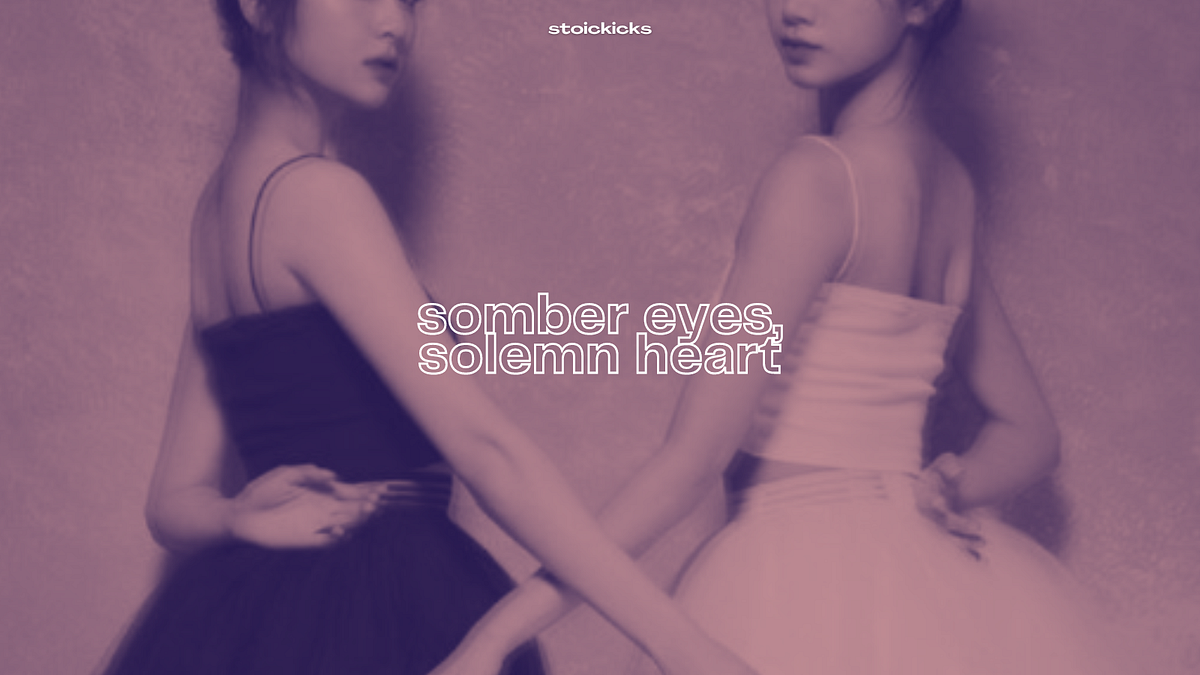 somber eyes, solemn heart. by KIA. May, 2023 Medium
