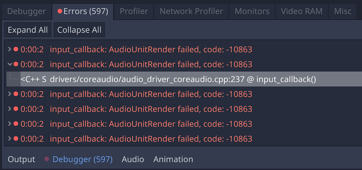 Godot microphone audio input not working on MacOS by Vojta Struhár
