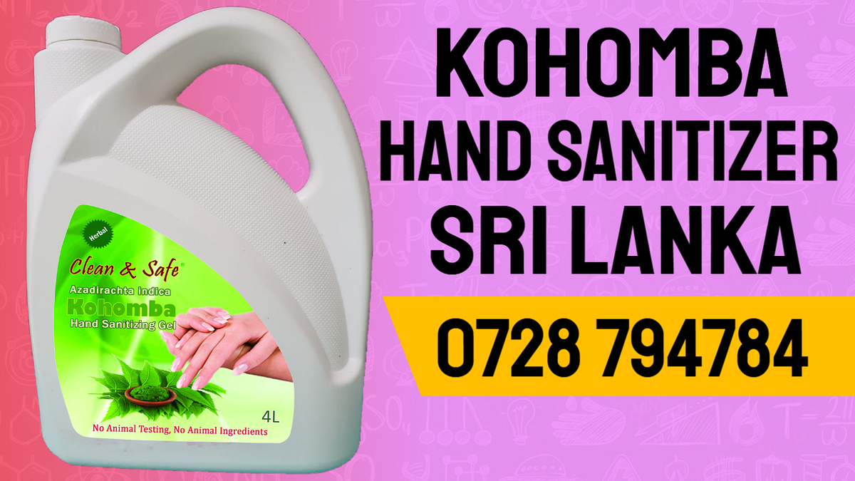 Hand Sanitizer in Sri Lanka Manufactured by GTL Kandana by