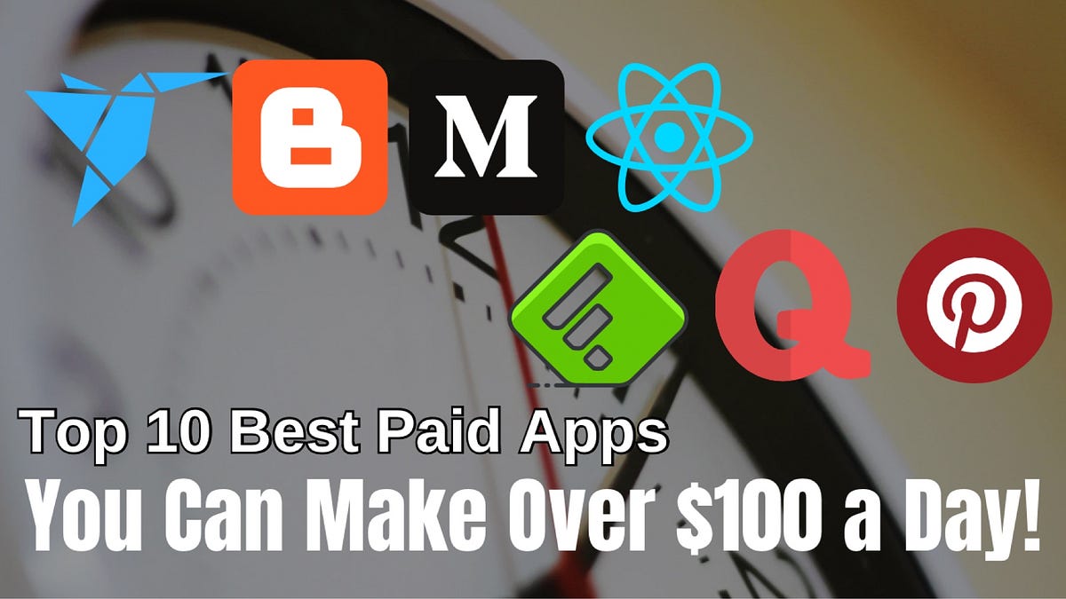 💰 The 10 Best Paid Apps To Make Money Without Doing Much (You Can Make ...