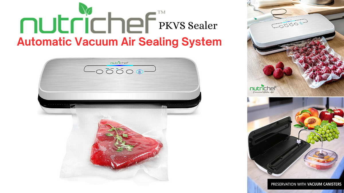 NutriChef PKVS Vacuum Sealer Machine by Best Buy Aug, 2023 Medium