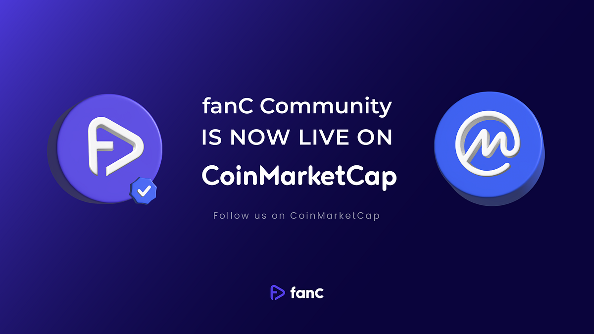 fanC Community is now live on CoinMarketCap! - fanC - Medium