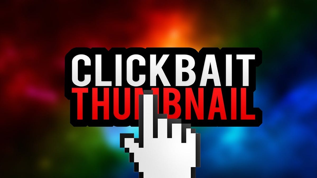 To Make A Clickbait Thumbnail For YouTube Videos | by Alexander Almacky | Medium