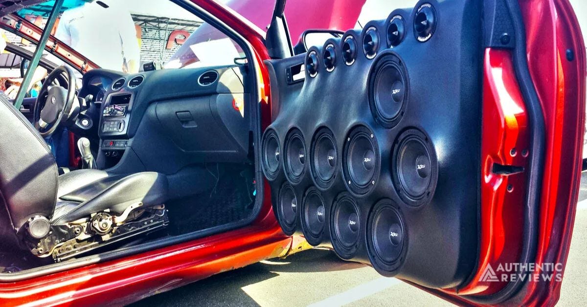Bass, we need bass! The sound system in the vehicle!