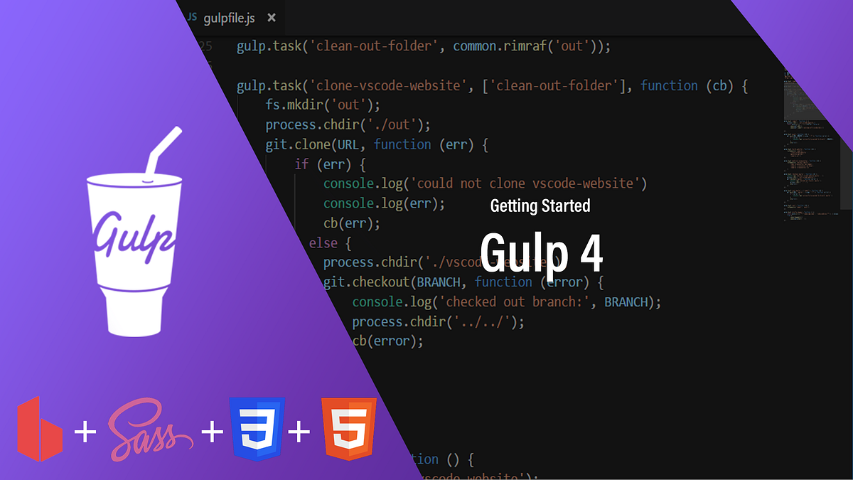 Enhancing your front-end development workflow using Gulp 4 | by Codeuix |  Medium
