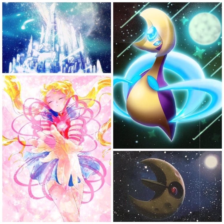 Stuff that's drawn by a Jirachi — Upon getting Pokémon Moon I found myself  growing