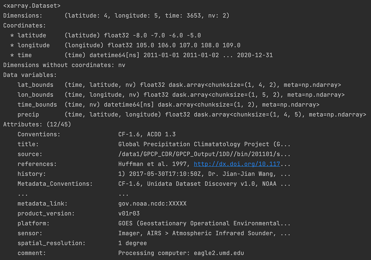 Membaca data netCDF multi file. Membaca data netCDF yang terdiri dari ...