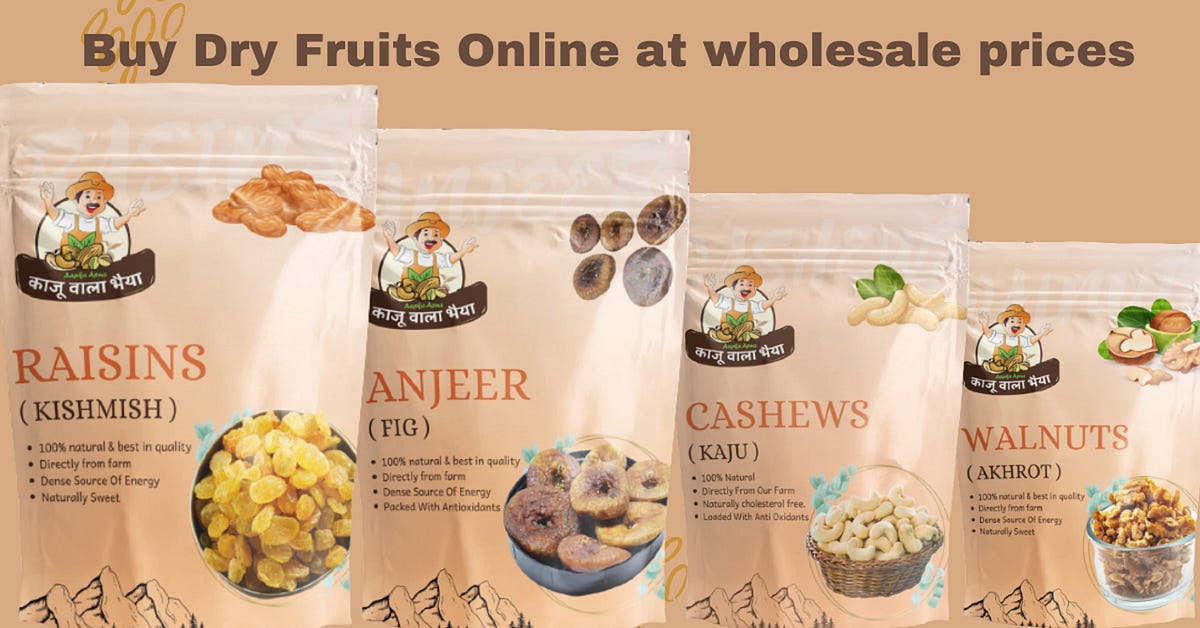 Dry Fruits List with their Nutritional Value by Kajuwale Bhaiya Medium
