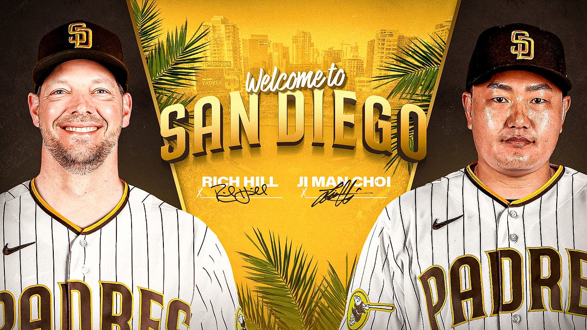 Padres Acquire LHP Rich Hill and 1B/DH Ji Man Choi From Pirates, by  FriarWire