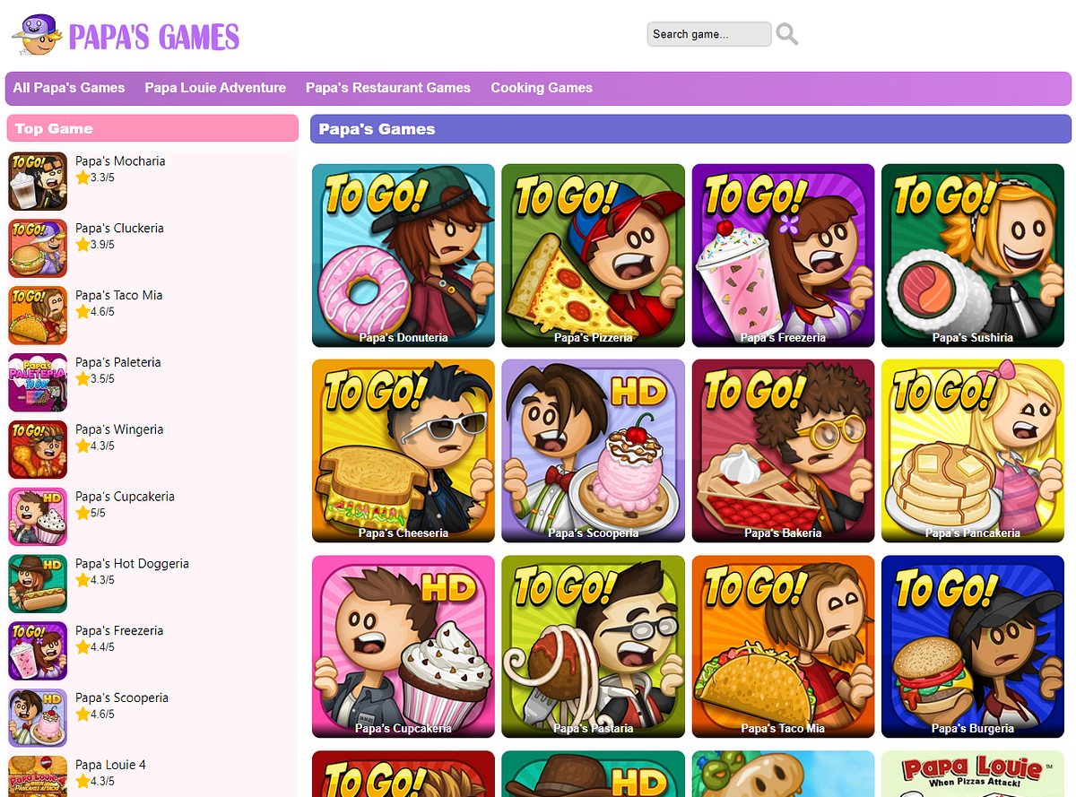 How to play Papa’s Games without Flash in 2024 by Medium