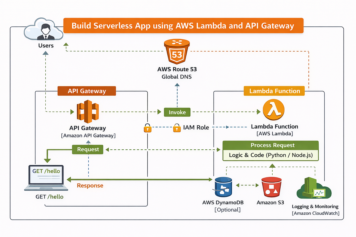 🗓️Blog 23:🚀 Build a Serverless App using AWS Lambda and API Gateway ...