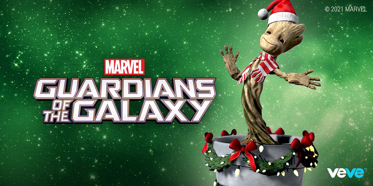 Guardians of the Galaxy — Holiday Groot by VeVe Digital Collectibles