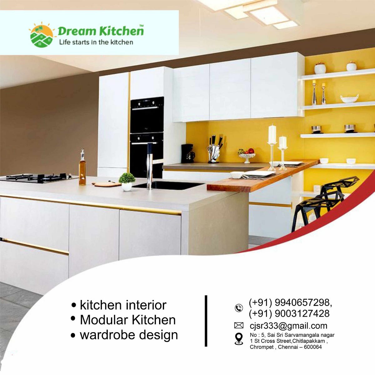 Dream Kitchen Interior — Modular Kitchen Interior Designers in Chennai ...