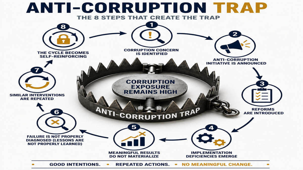 The Anti-Corruption Trap: When Reform Activity Fails to Reduce Corruption Exposure