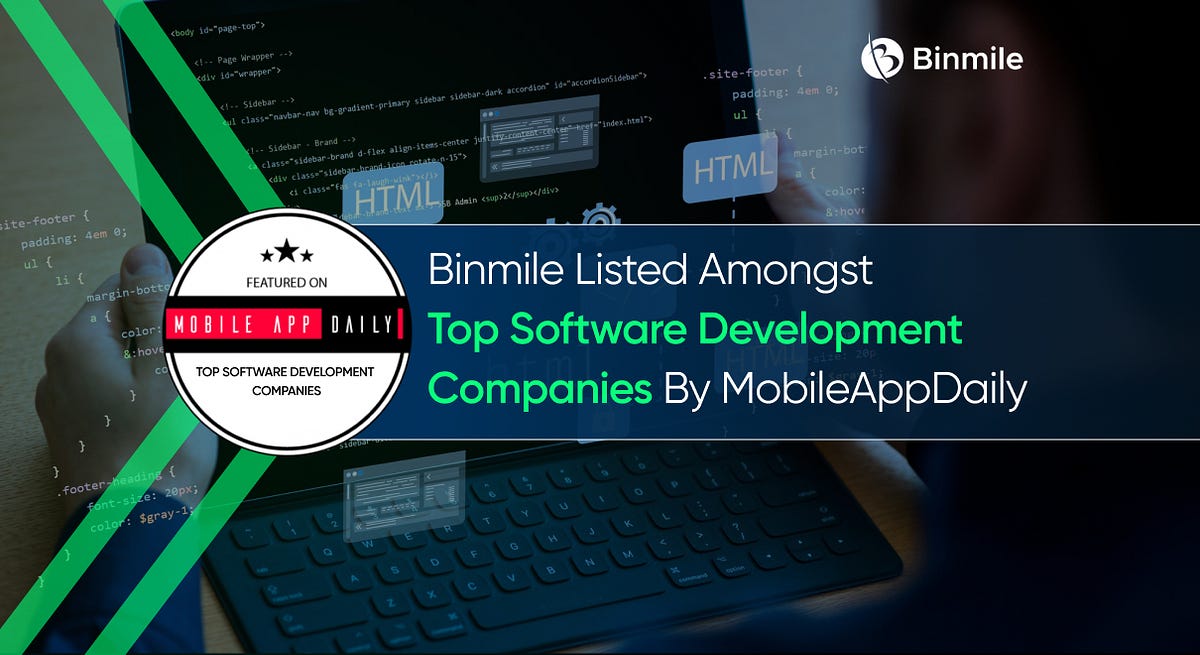 Binmile Listed Among Top Software Development Companies | by May ...