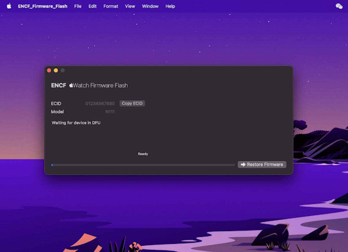 FixingAppleWatchsRedExclamationPointwithENCFFirmwareFlash