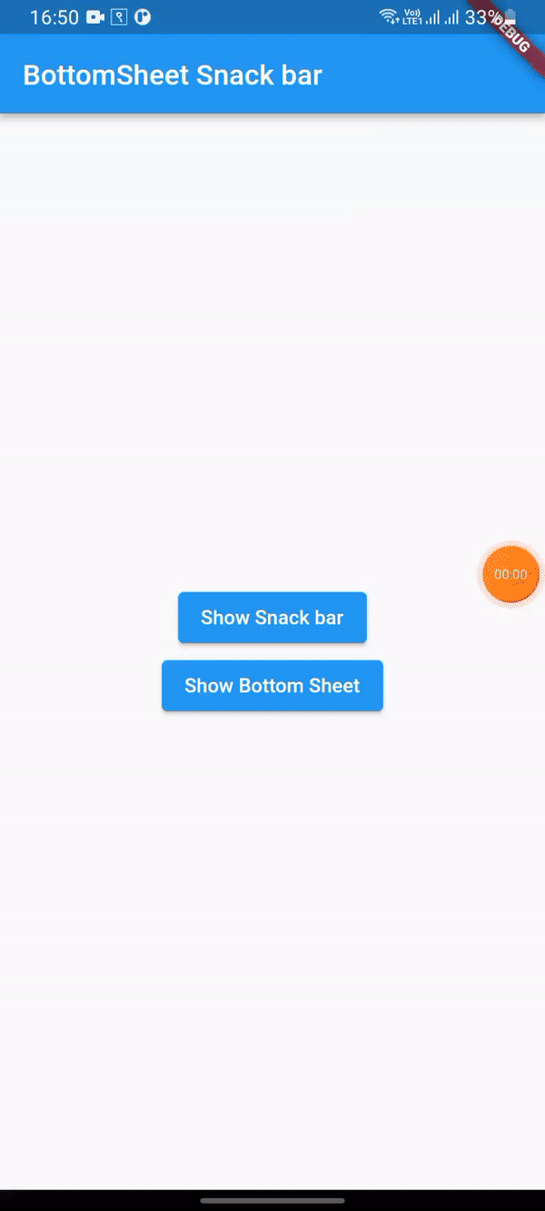 Snack Bar in Flutter