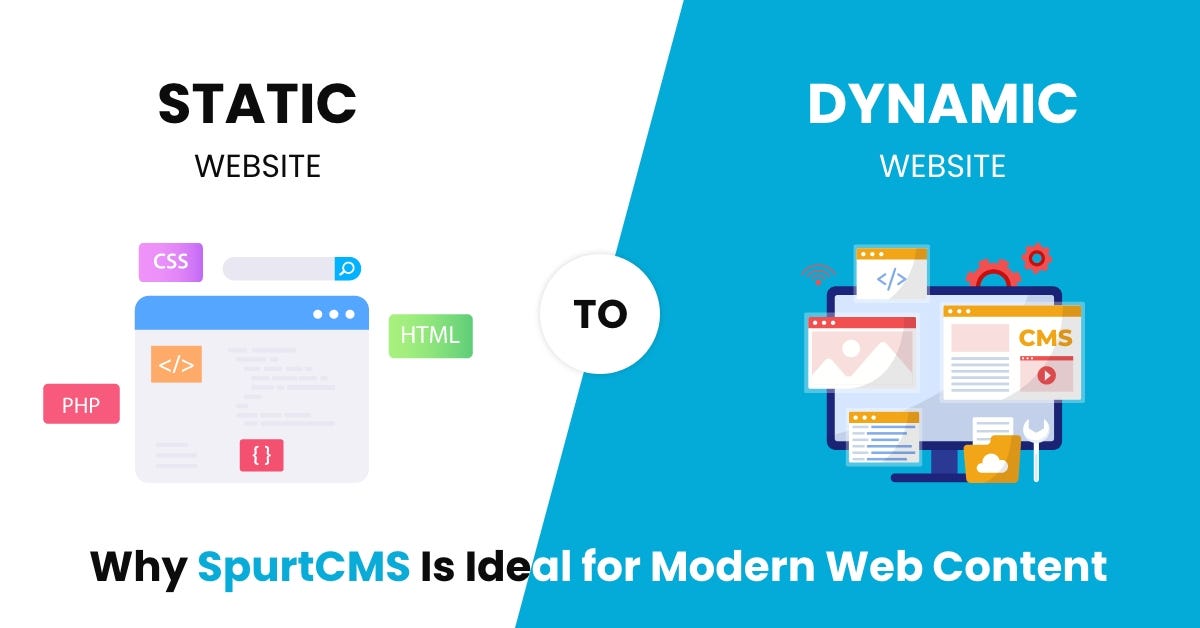 From Static to Dynamic: Why SpurtCMS is the Smarter Choice for Modern Web Content