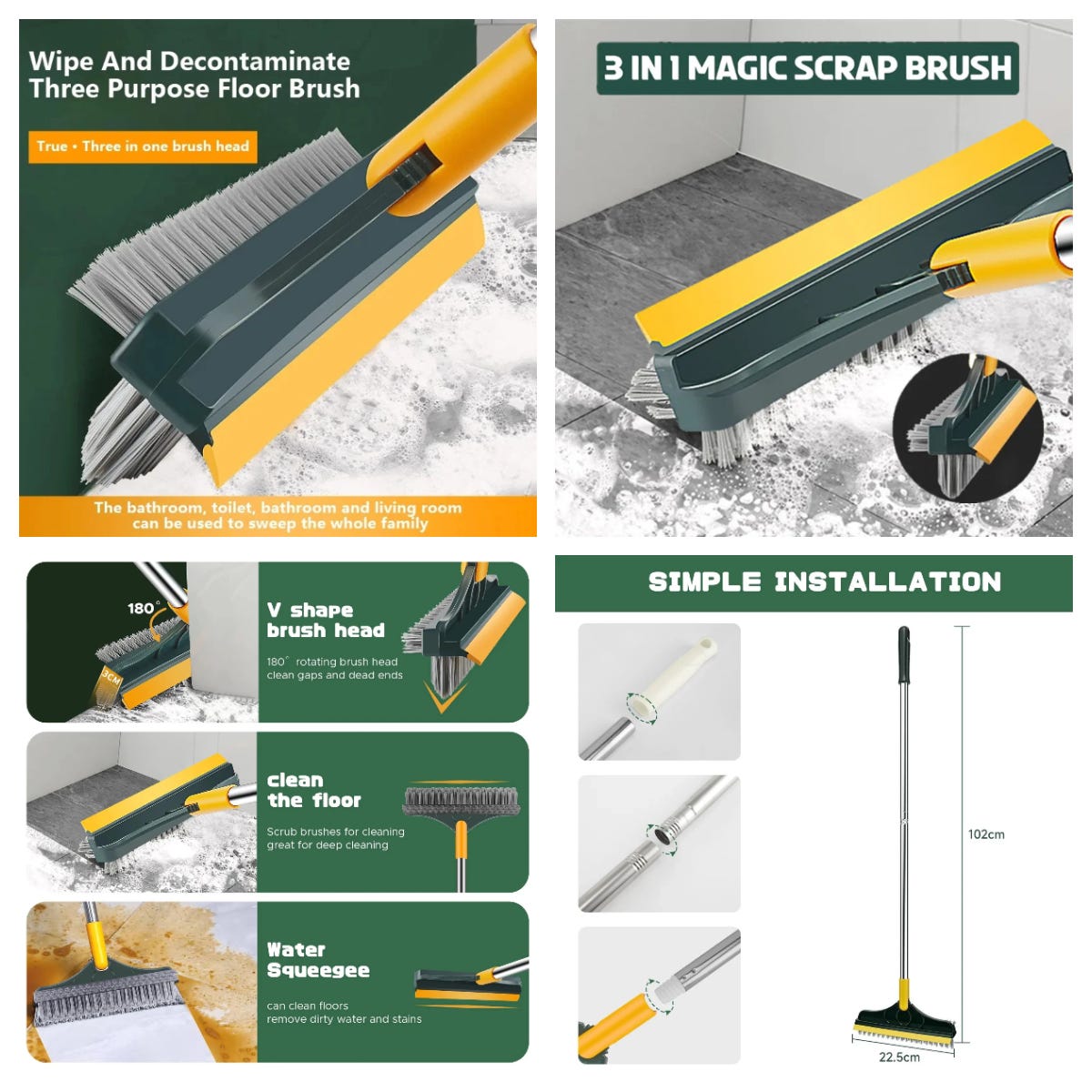 Best Squeegee Broom. In the world of cleaning, efficiency… by Daniel