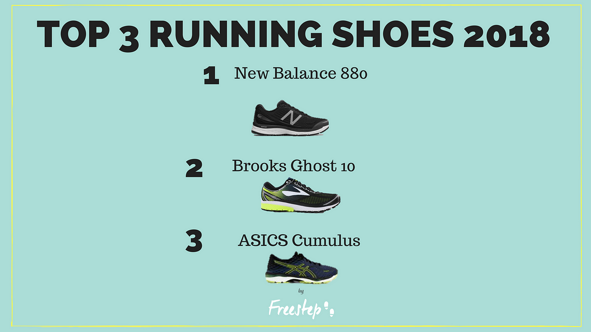 Top ten hot sale running shoes 2018