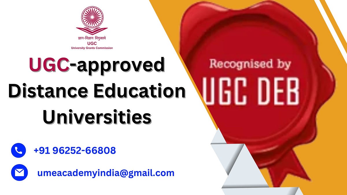 UGCapproved Distance Education Universities mohit kumar Medium