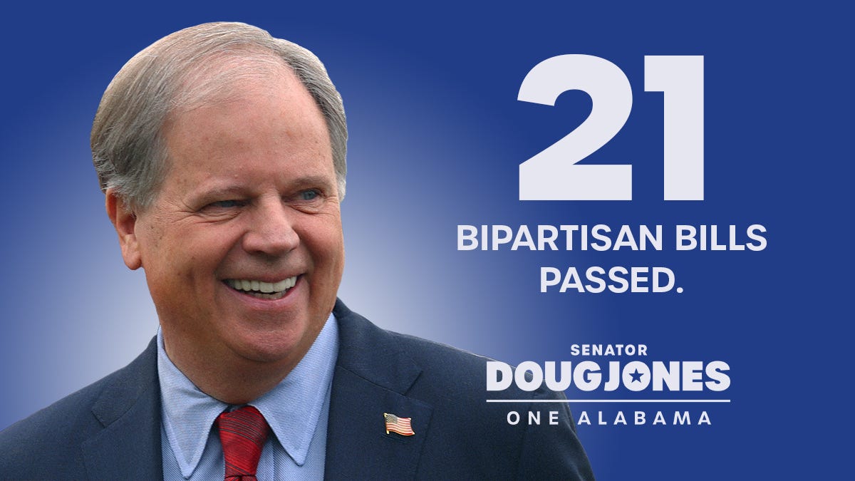 21 Bipartisan Bills Passed. When Doug talks about this campaign… by